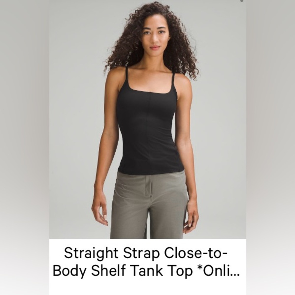 lululemon Straight Strap Tight-Fit Shelf Tank